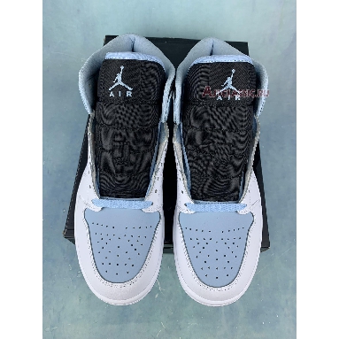 Air Jordan 1 Mid SE White Ice Blue DV1308-104 White/Ice Blue/Black Mens Womens Shoes