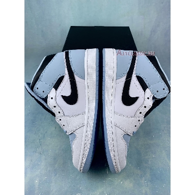 Air Jordan 1 Mid SE White Ice Blue DV1308-104 White/Ice Blue/Black Sneakers