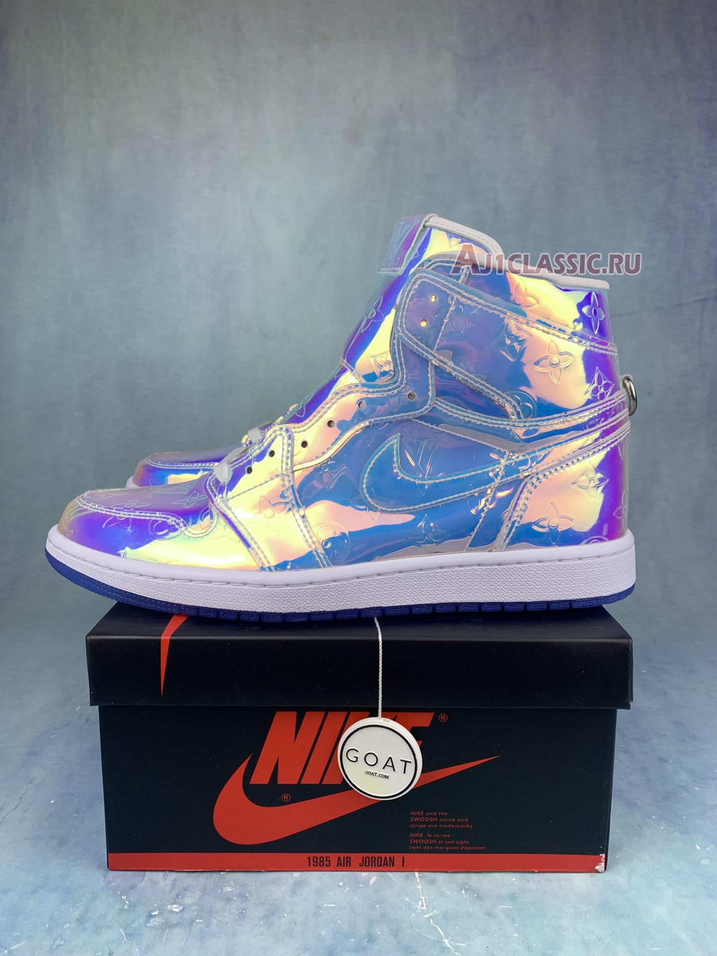 New Air Jordan 1 High "LV Prism" 779425-991-2 Shoes