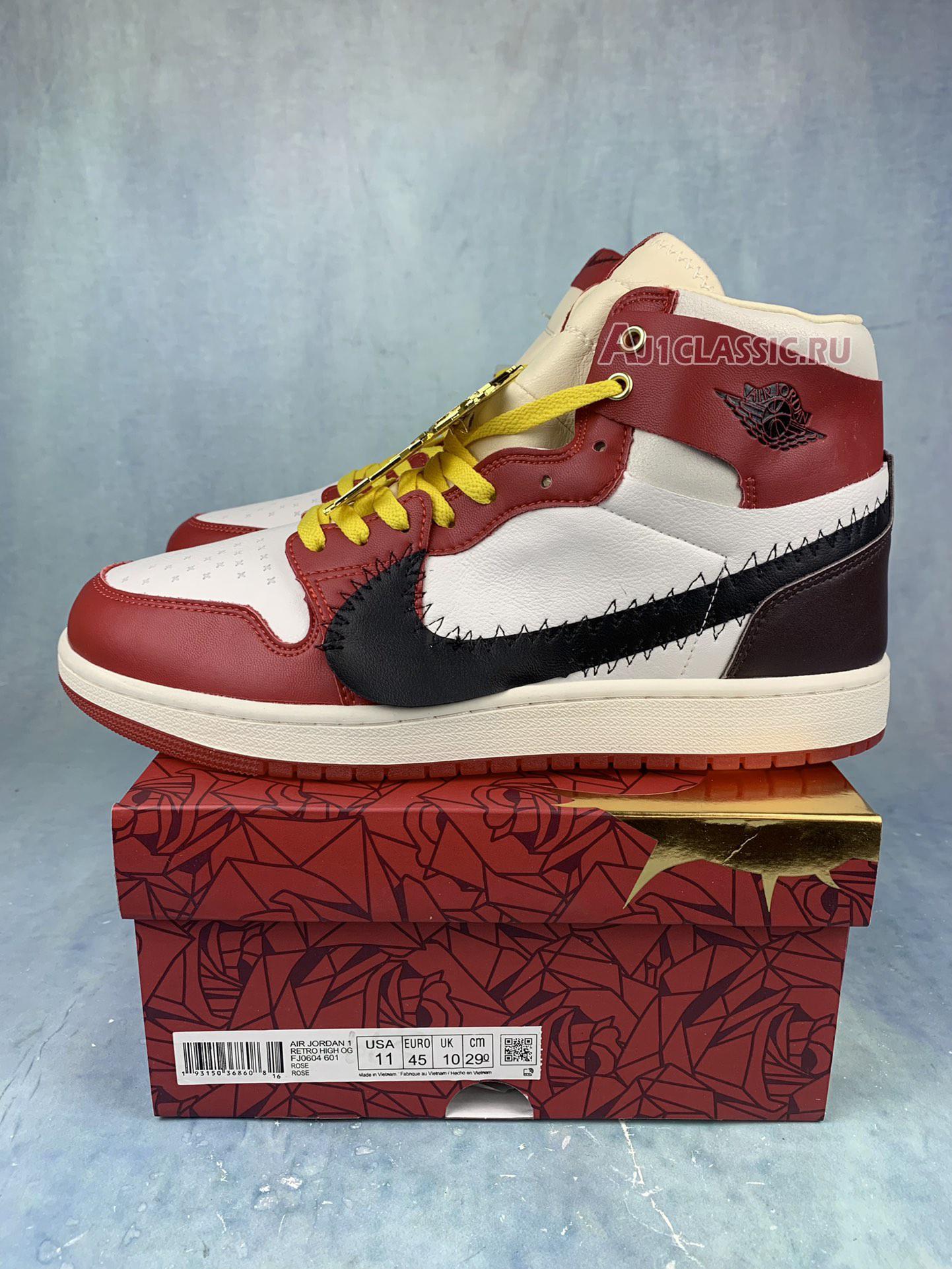 New Teyana Taylor x Air Jordan 1 High Zoom Comfort 2 "A Rose From Harlem" FJ0604-601 Shoes