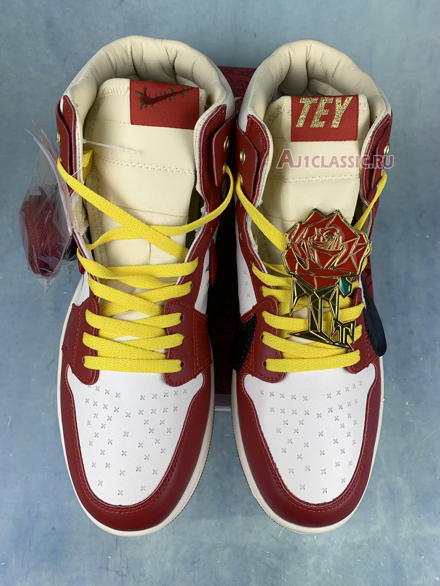 New Teyana Taylor x Air Jordan 1 High Zoom Comfort 2 "A Rose From Harlem" FJ0604-601 Shoes