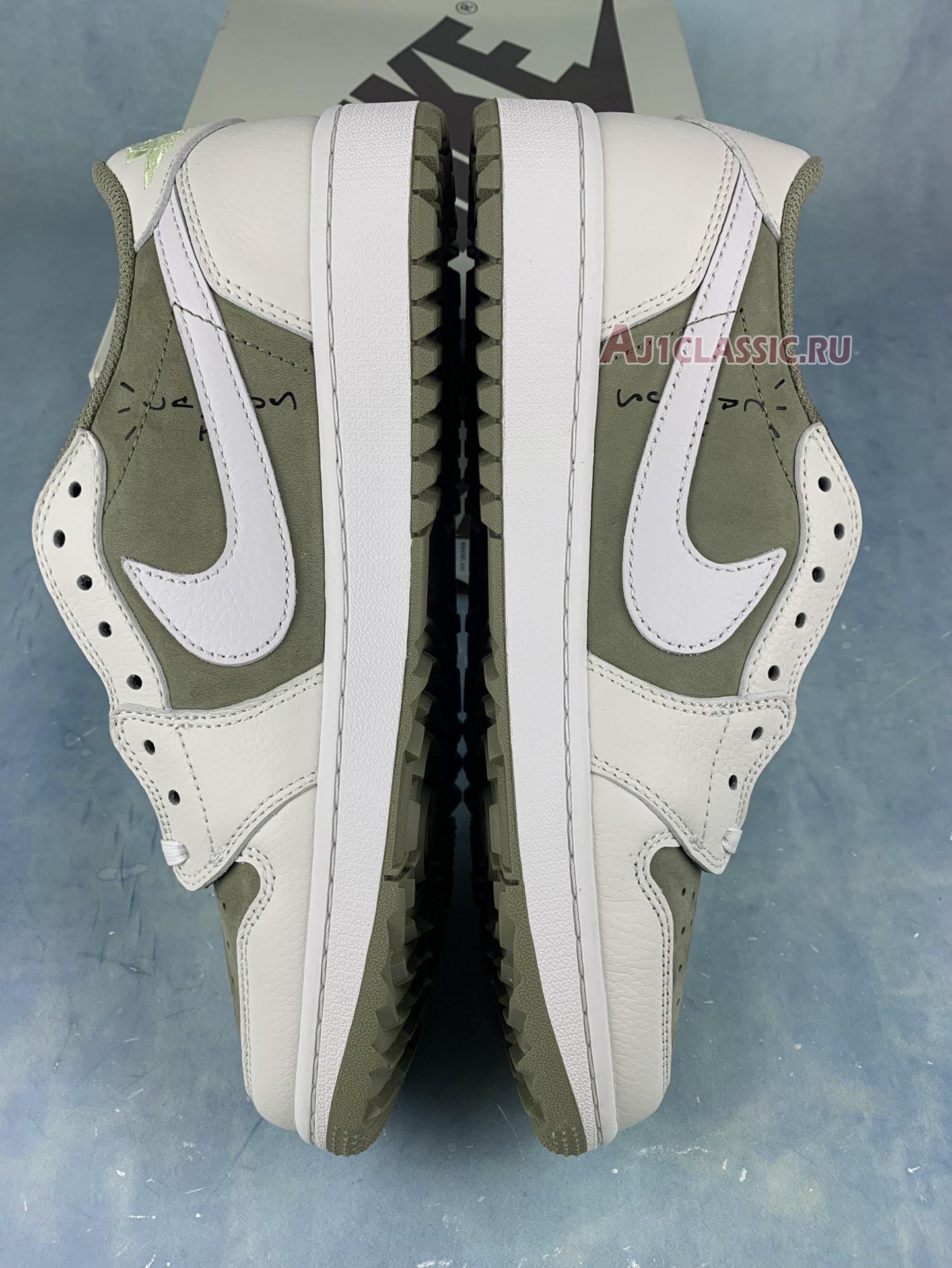 Travis Scott x Air Jordan 1 Low Golf "Neutral Olive" FZ3124-200