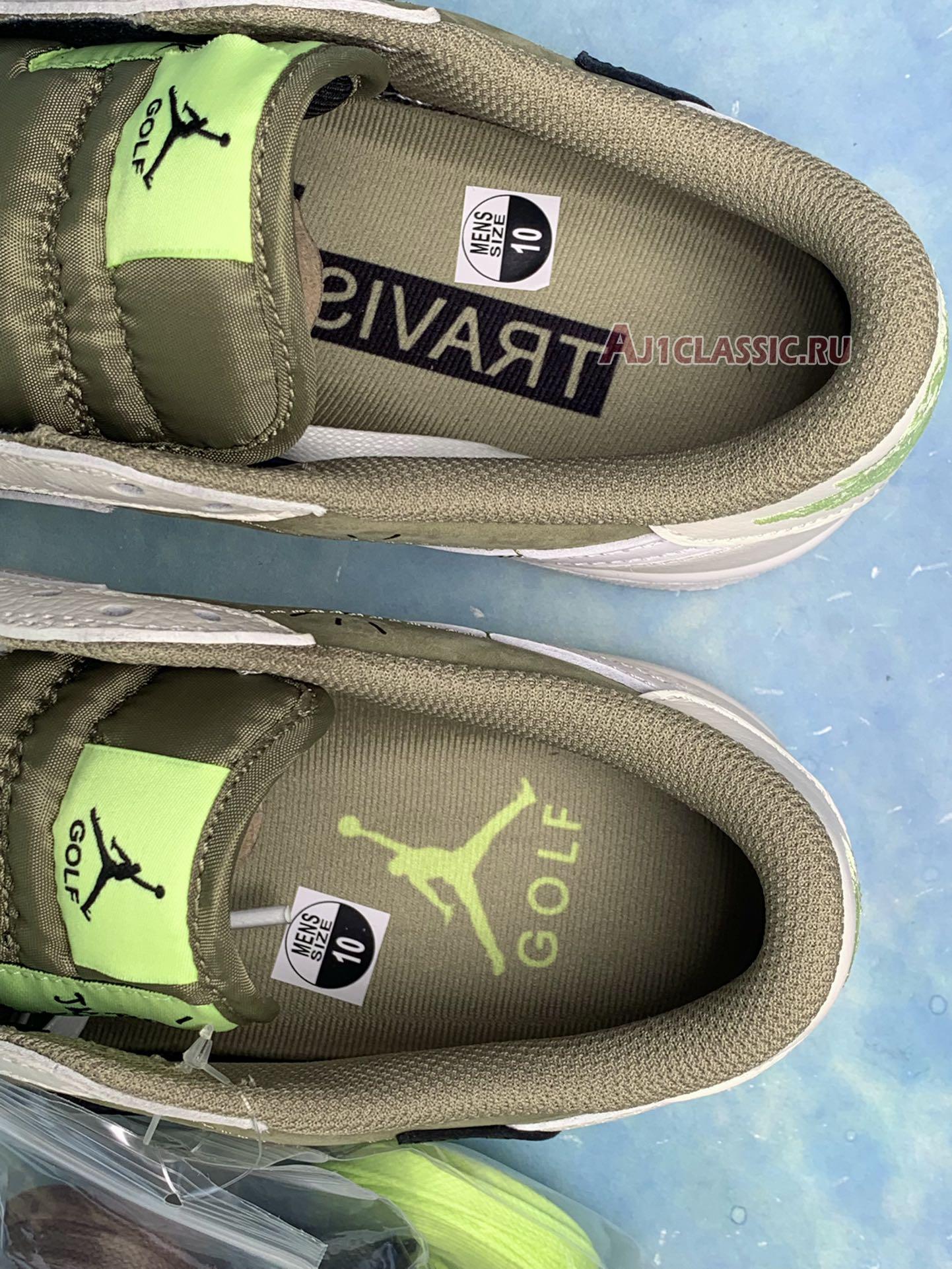 Travis Scott x Air Jordan 1 Low Golf "Neutral Olive" FZ3124-200