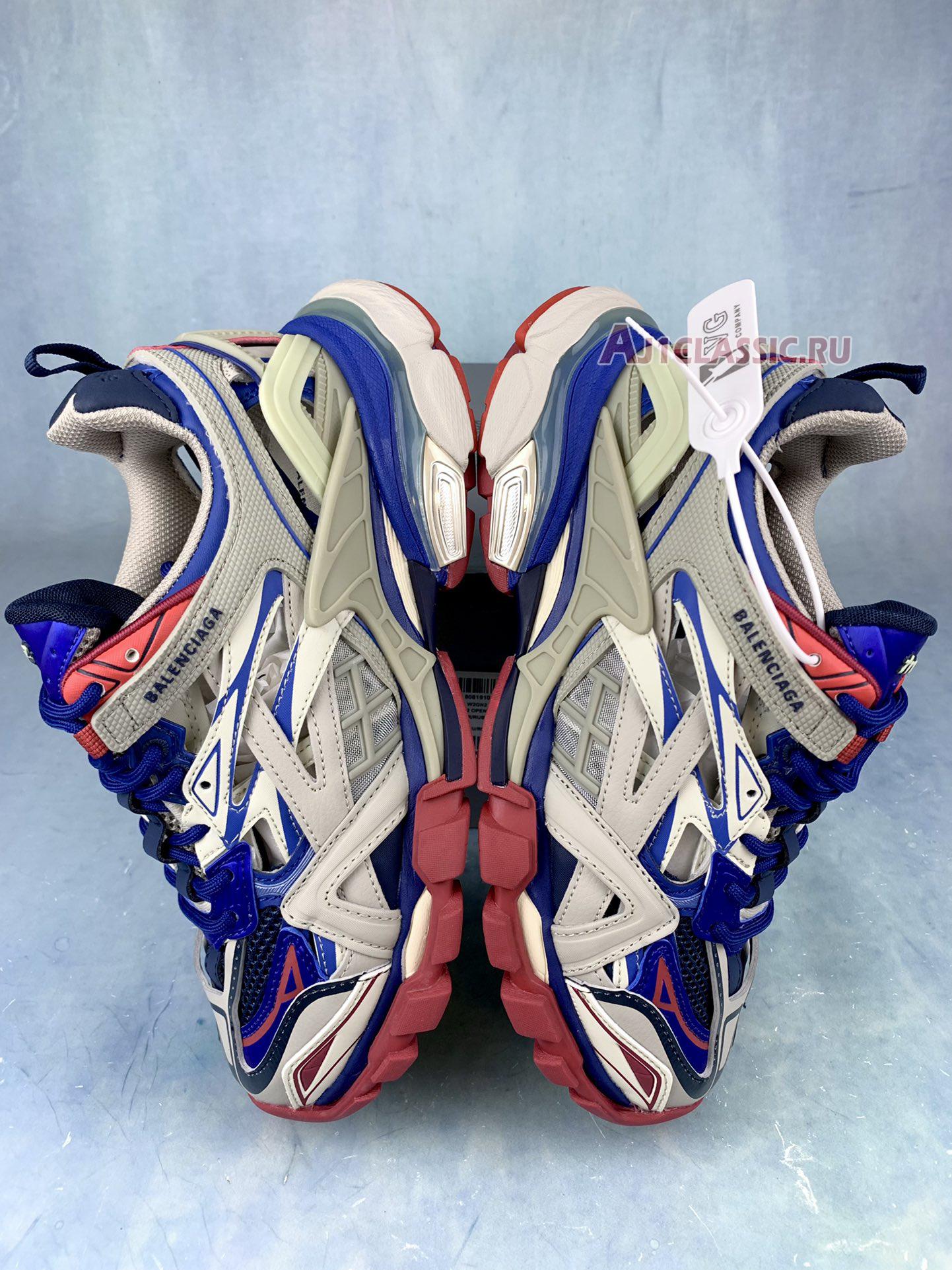 Balenciaga Track.2 Trainer "Beige Blue Red" 568615 W2GN2 8570