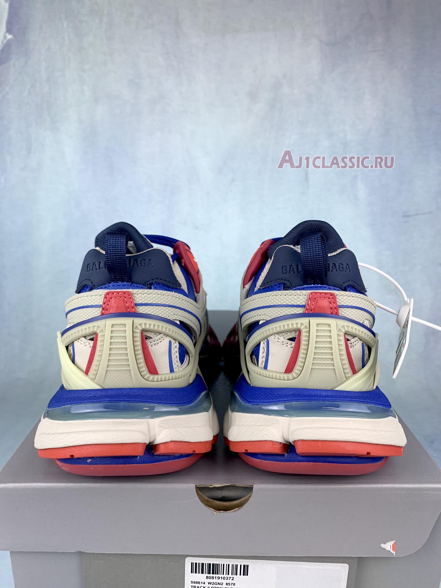 Balenciaga Track.2 Trainer "Beige Blue Red" 568615 W2GN2 8570