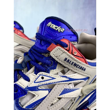 Balenciaga Track.2 Trainer Beige Blue Red 568615 W2GN2 8570 Beige/Blue/Red Mens Womens Shoes