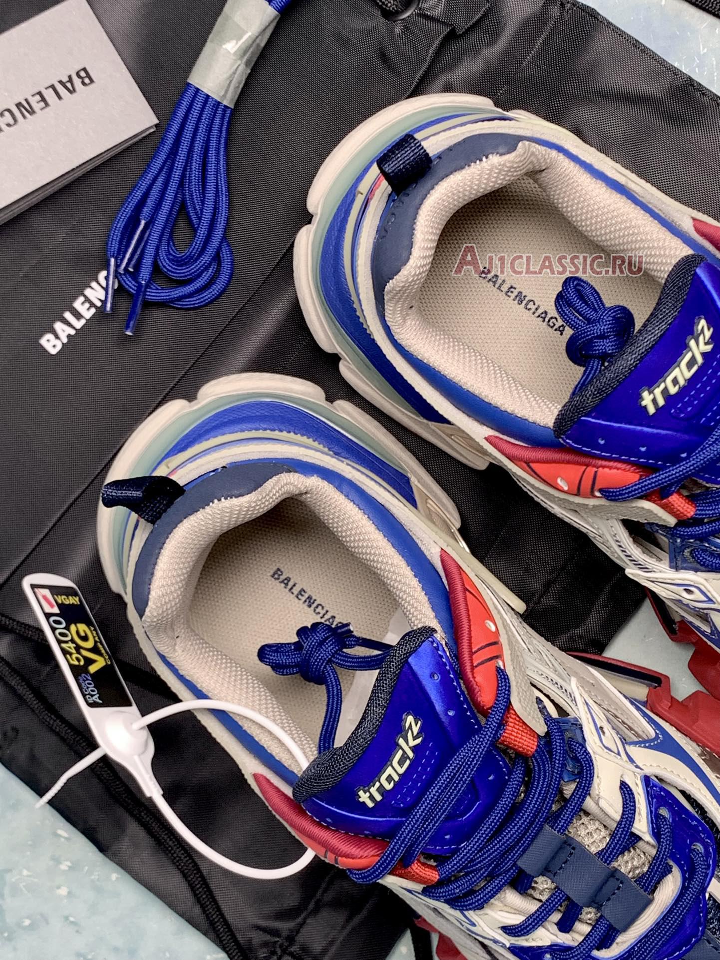 Balenciaga Track.2 Trainer "Beige Blue Red" 568615 W2GN2 8570