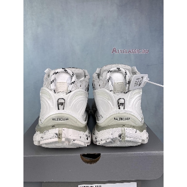 Balenciaga Runner Sneaker White Gey Silver 677403 W3RBL 8100-1 White/Gey/Silver Mens Womens Shoes