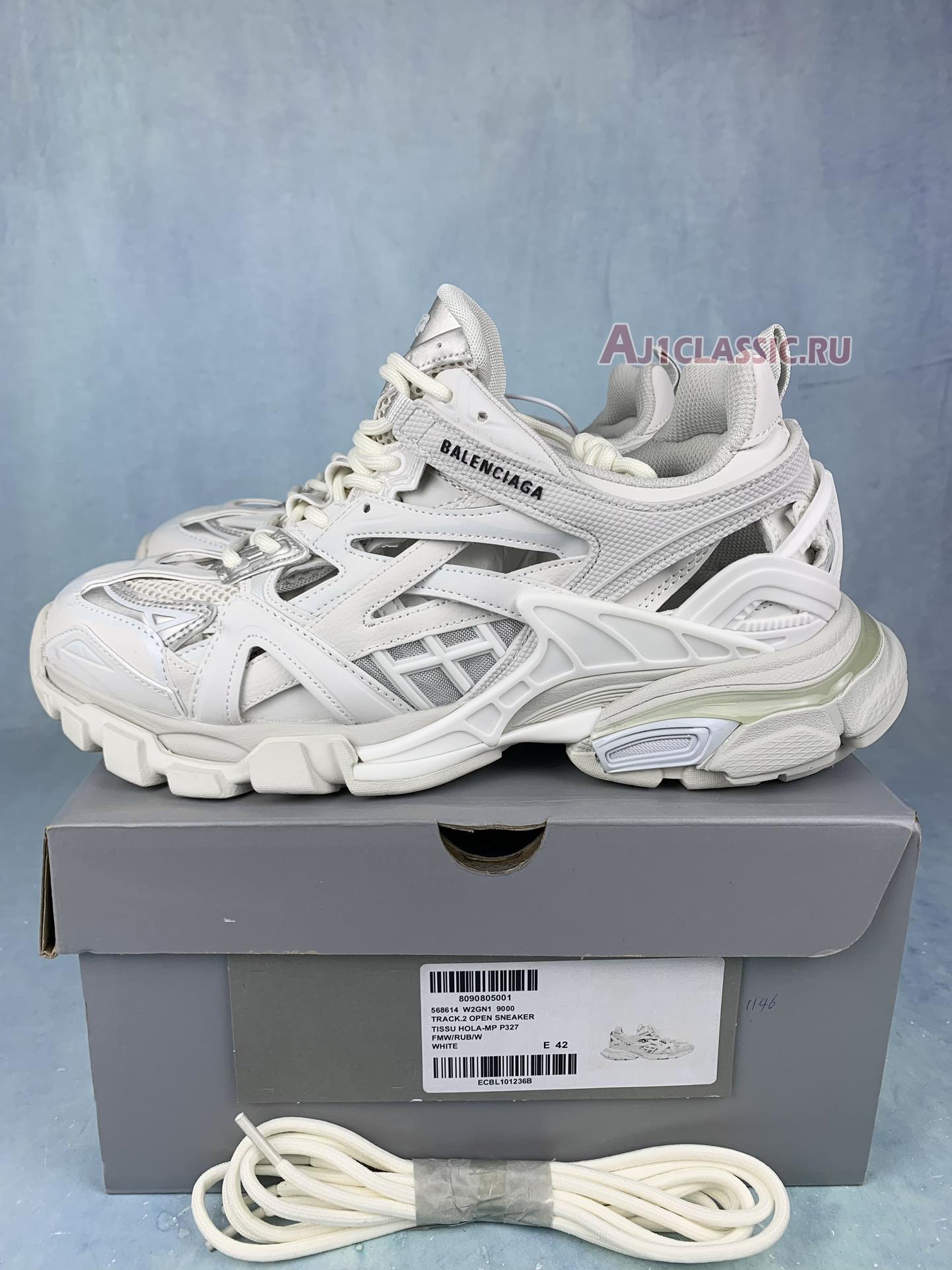 New Balenciaga Track.2 Sneaker "White" 568614 W2GN1 9000-1 Shoes