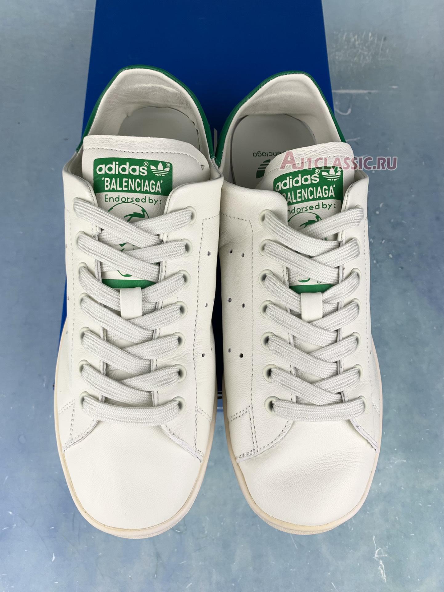 Adidas x Balenciaga Stan Smith "Worn-Out - Off White Green" 721835 WBDV4 9703