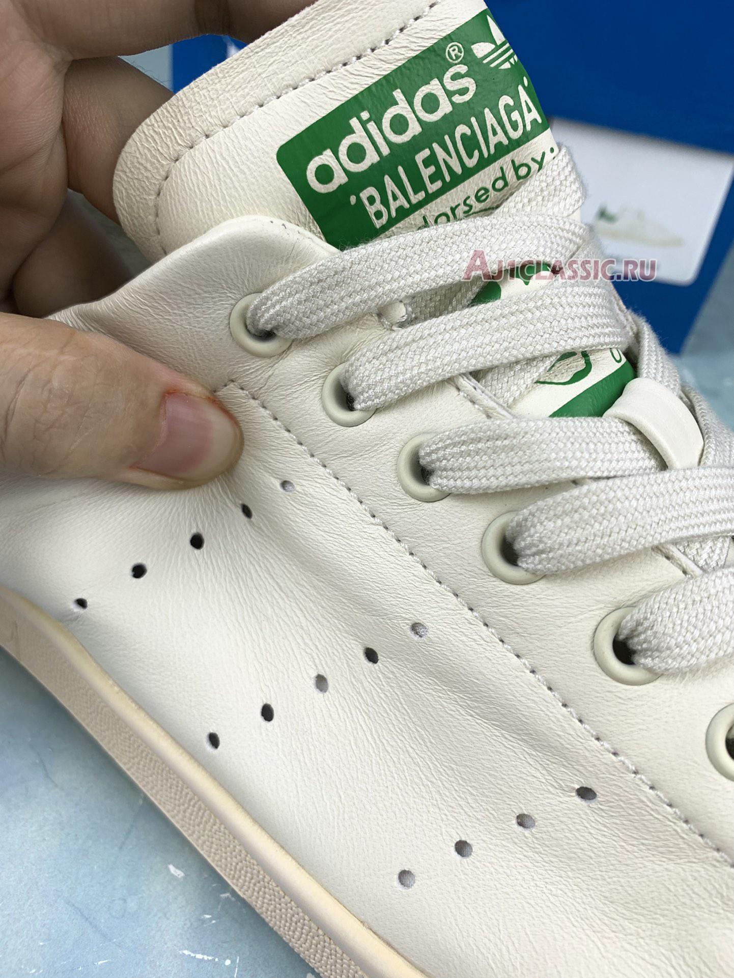 Adidas x Balenciaga Stan Smith "Worn-Out - Off White Green" 721835 WBDV4 9703