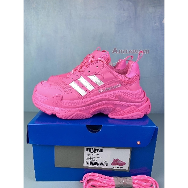 Adidas x Balenciaga Wmns Triple S Sneaker Neon Pink 712764 W2ZB6 5590 Neon Pink/Pink Sneakers