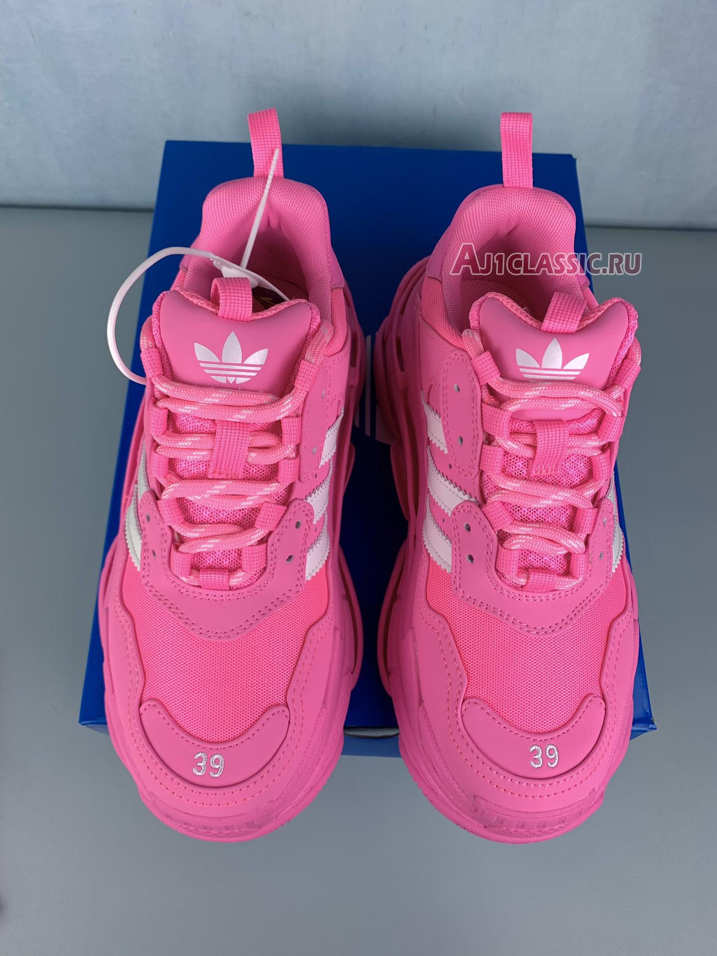 New Adidas x Balenciaga Wmns Triple S Sneaker "Neon Pink" 712764 W2ZB6 5590 Shoes