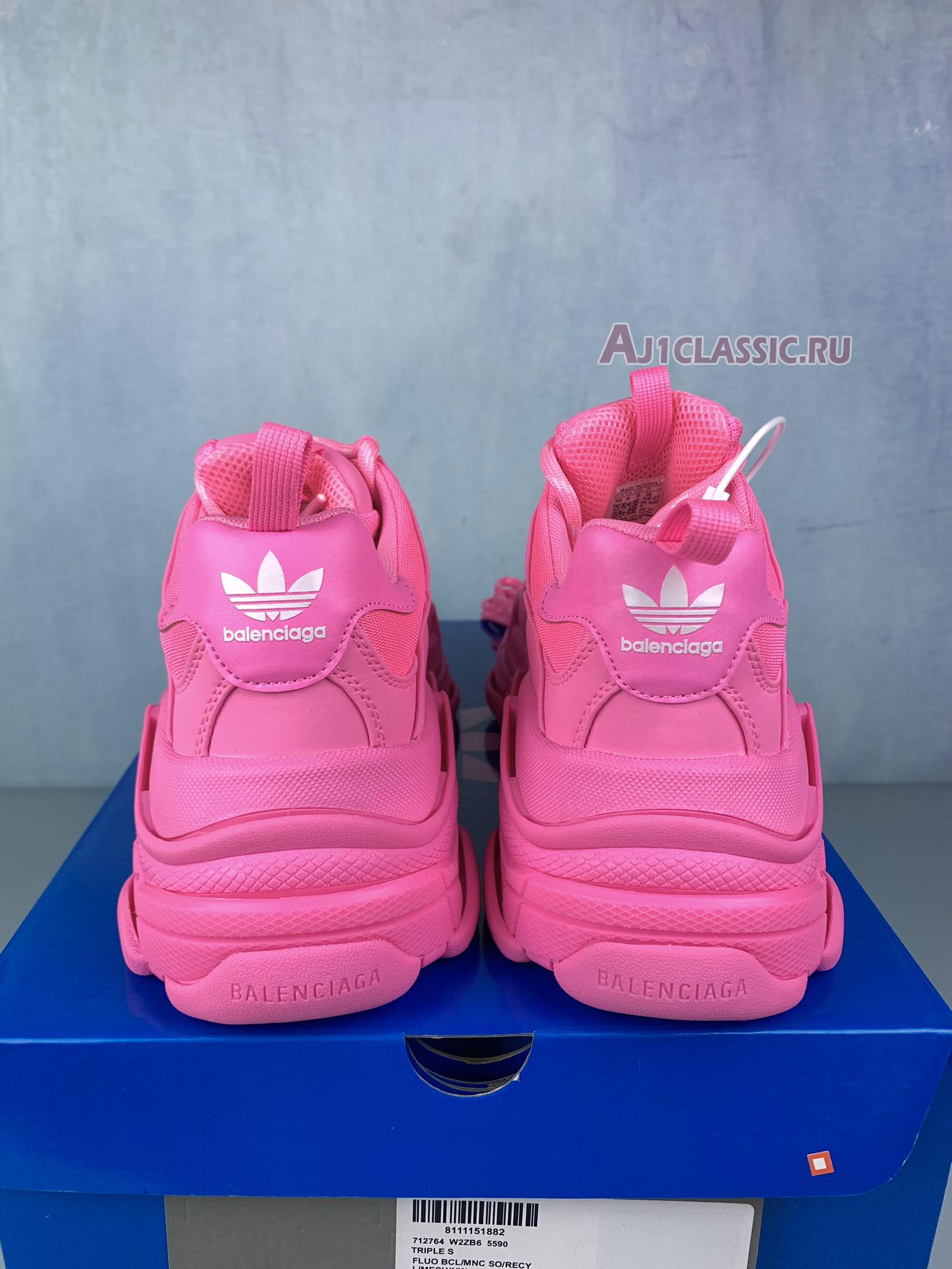 Adidas x Balenciaga Wmns Triple S Sneaker "Neon Pink" 712764 W2ZB6 5590