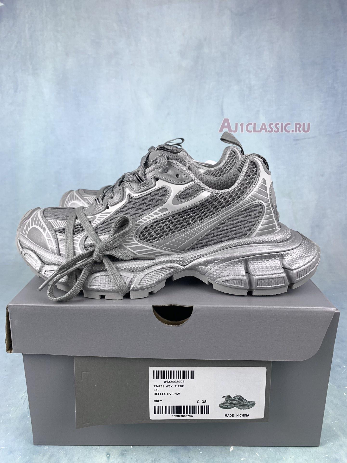 Balenciaga 3XL Sneaker "Grey Silver" 734734 W3XL1 1210-1