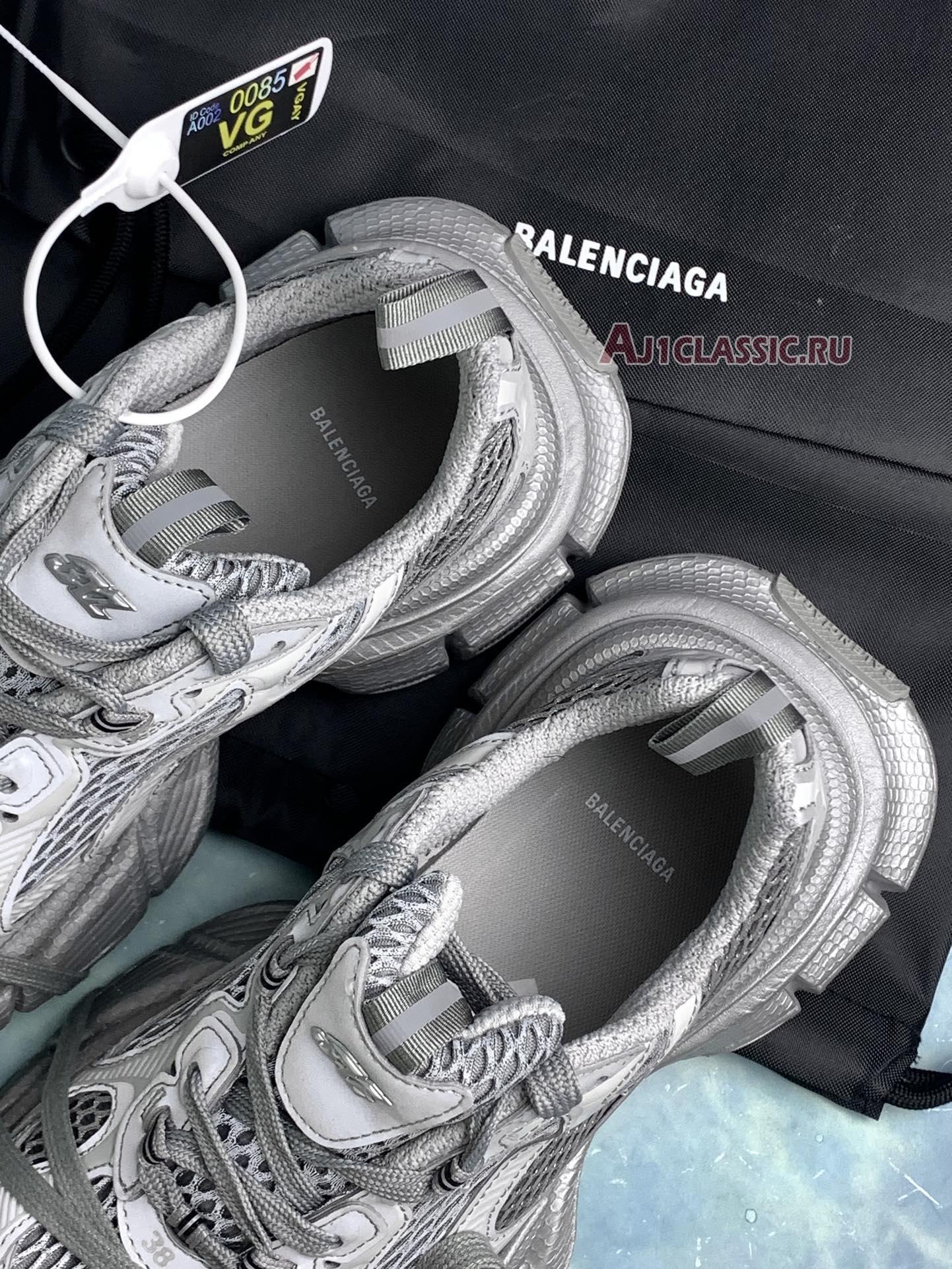 New Balenciaga 3XL Sneaker "Grey Silver" 734734 W3XL1 1210-1 Shoes