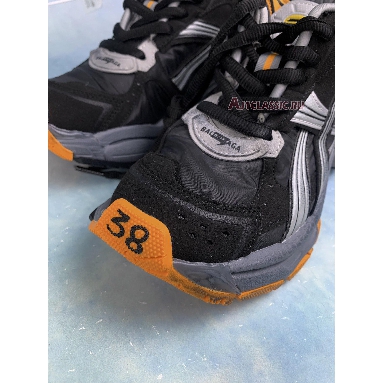 Balenciaga Runner Sneaker Black Grey Neon Orange 772774 W3RNY 1878 Black/Grey/Neon Orange Sneakers