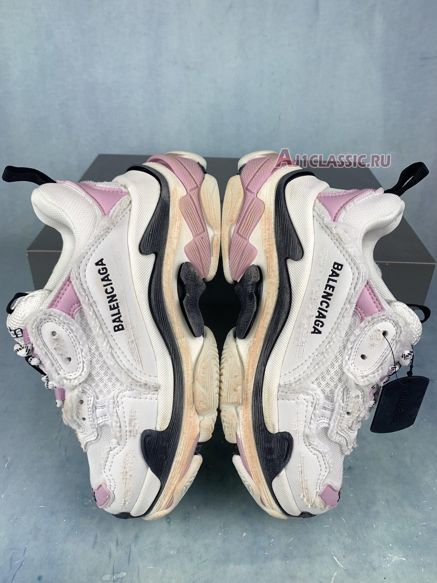 New Balenciaga Triple S Sneaker "White Pink" 524039 W3CS2 9051 Shoes