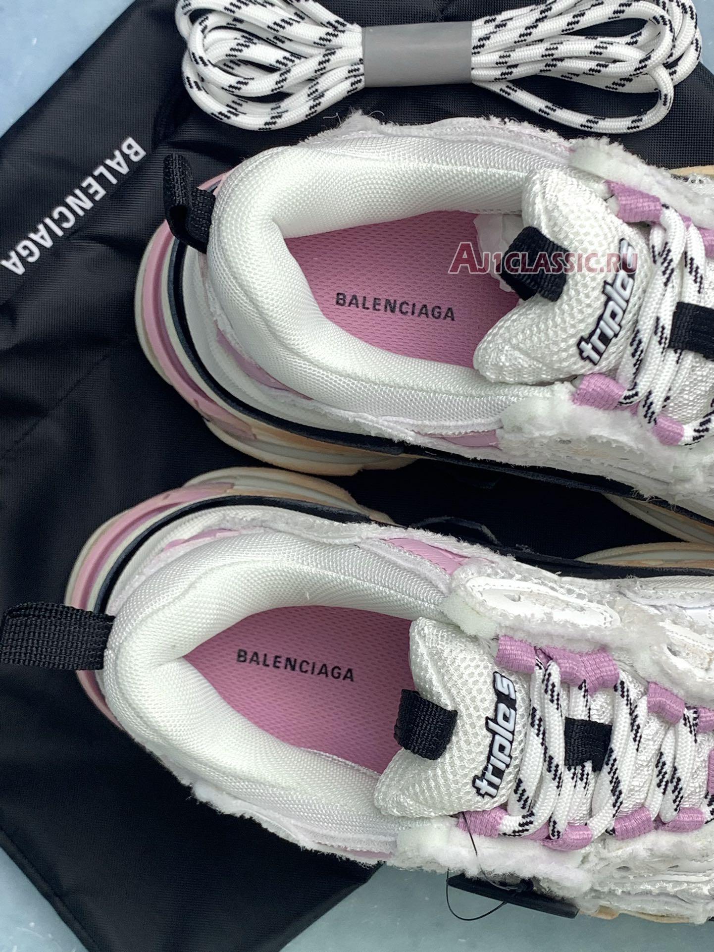 New Balenciaga Triple S Sneaker "White Pink" 524039 W3CS2 9051 Shoes