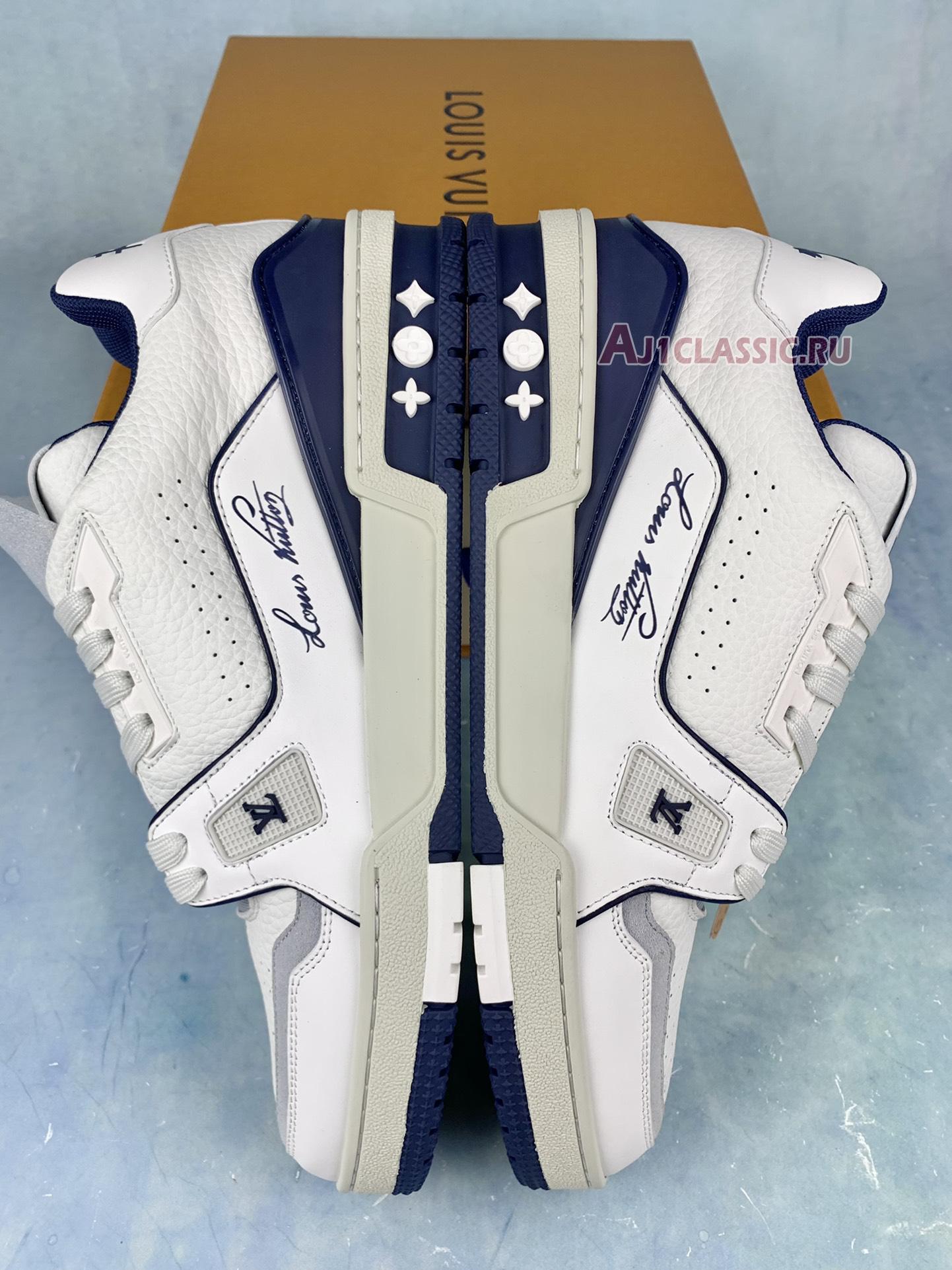 Louis Vuitton Trainer Low "#54 Signature - White Marine" 1ABNIL