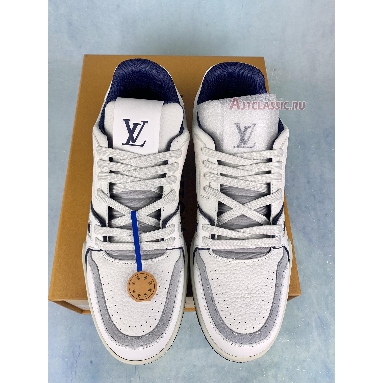 Louis Vuitton Trainer Low #54 Signature - White Marine 1ABNIL White/Marine Sneakers