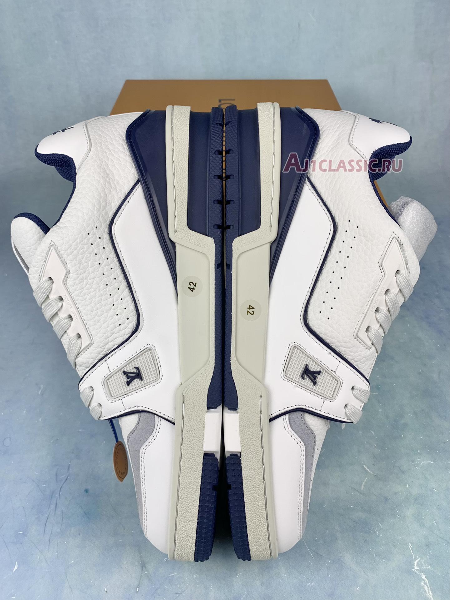 Louis Vuitton Trainer Low "#54 Signature - White Marine" 1ABNIL