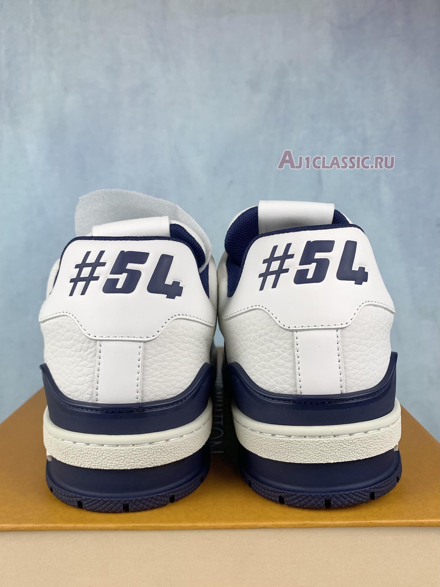 Louis Vuitton Trainer Low "#54 Signature - White Marine" 1ABNIL