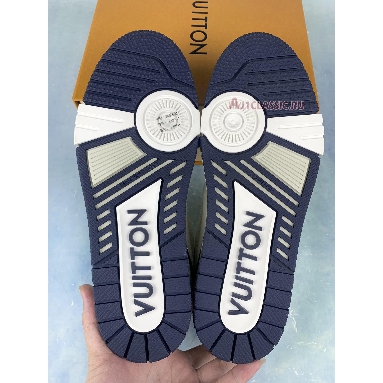 Louis Vuitton Trainer Low #54 Signature - White Marine 1ABNIL White/Marine Mens Womens Shoes