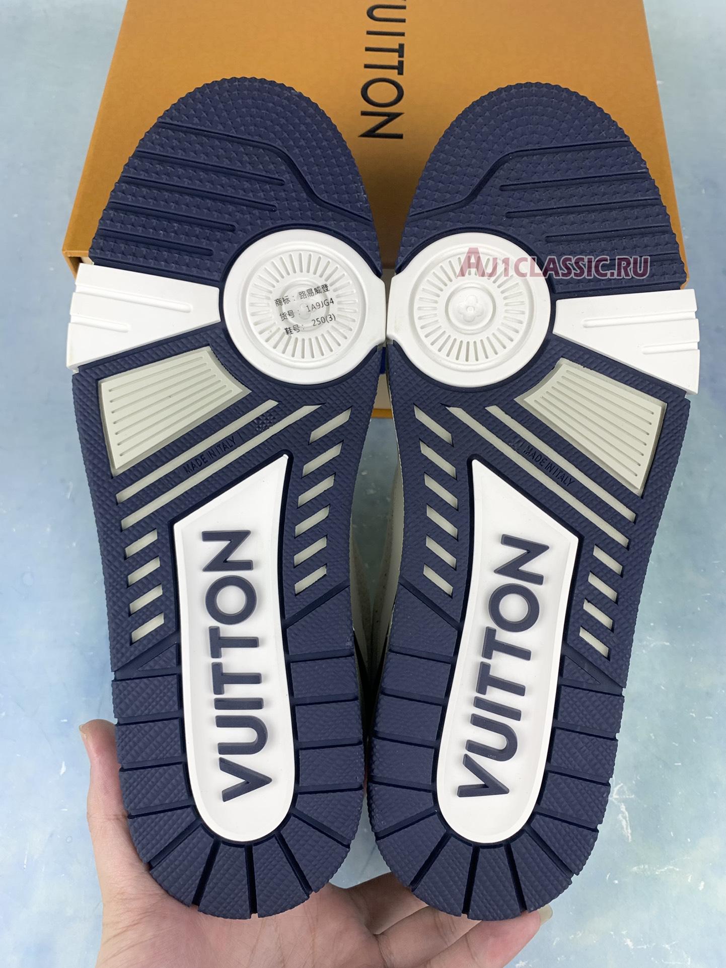 Louis Vuitton Trainer Low "#54 Signature - White Marine" 1ABNIL