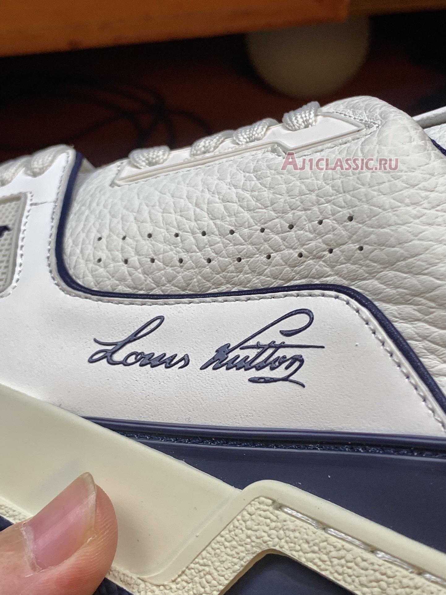 New Louis Vuitton Trainer Low "#54 Signature - White Marine" 1ABNIL Shoes