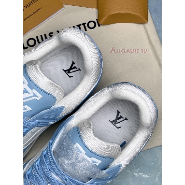 Louis Vuitton Trainer Low White Sky Blue 1AA6X4 White/Sky Blue Sneakers