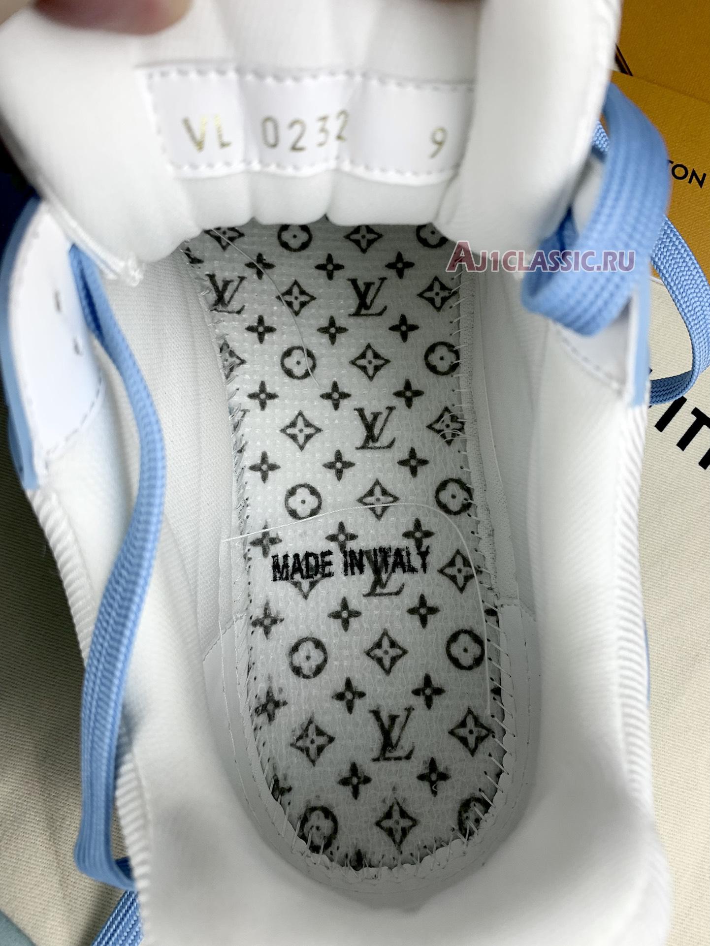 Louis Vuitton Trainer Low "White Sky Blue" 1AA6X4