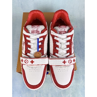 Louis Vuitton Trainer Sneaker Red 1ABLXJ Red/White Sneakers