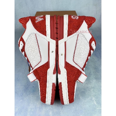 Louis Vuitton Trainer Sneaker Red 1ABLXJ Red/White Sneakers