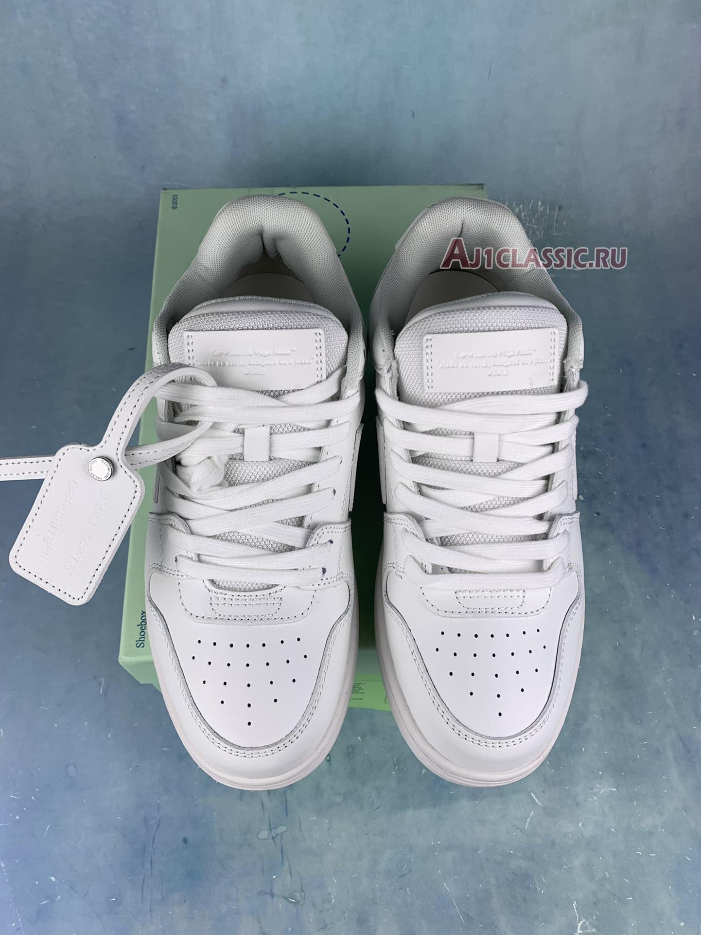 New Off-White Out of Office "Off White" OMIA189C99-LEA006-0100-1 Shoes