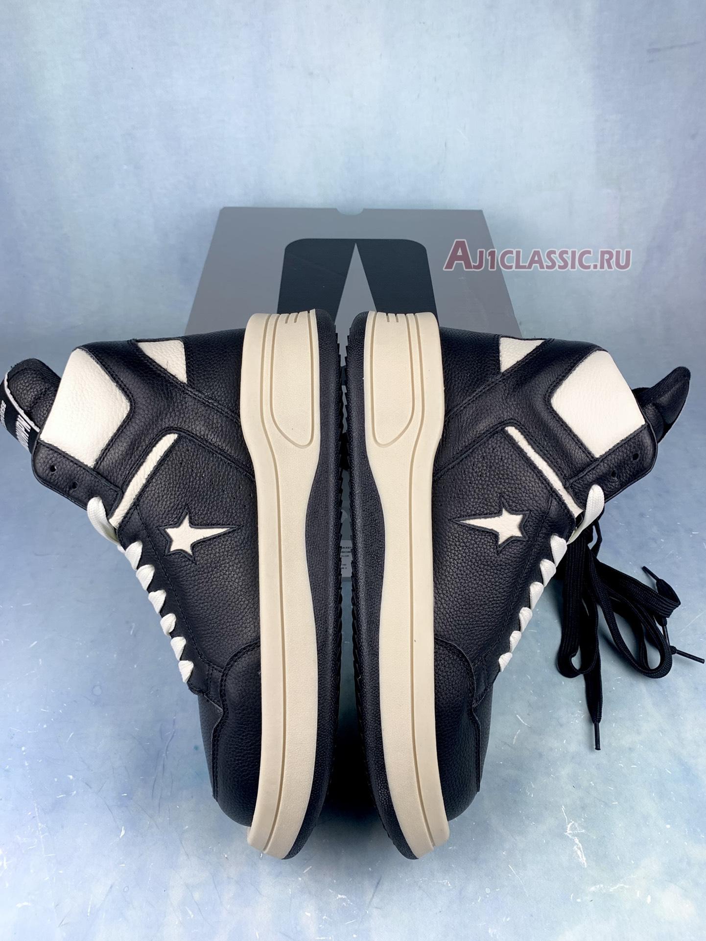 New Rick Owens x Converse TURBOWPN Mid "Black Cloud Cream" A03945C Shoes