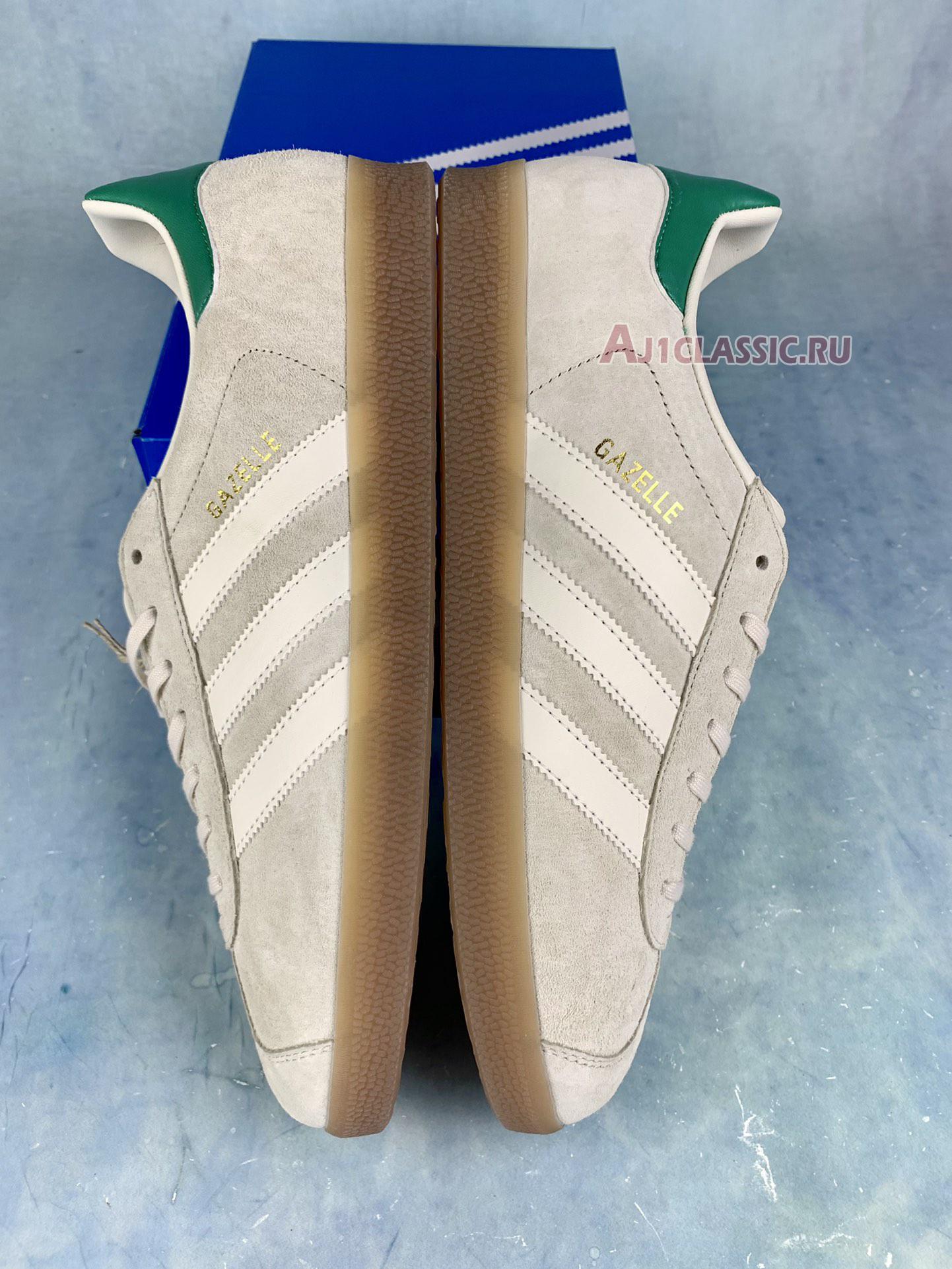 New Adidas Gazelle "Wonder White Green" IF3235 Shoes