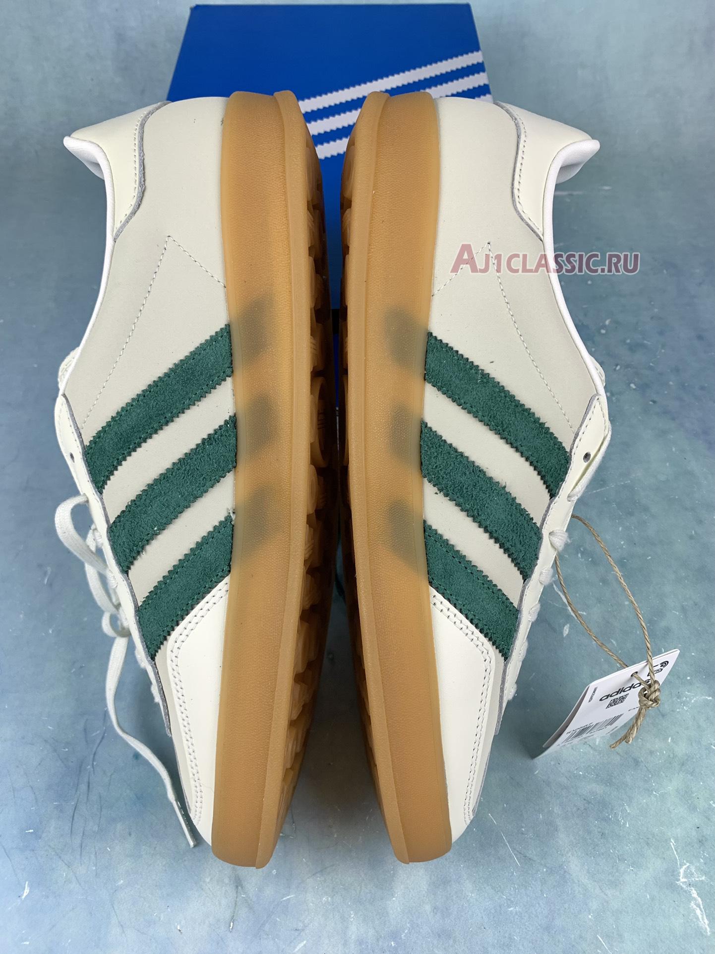 New Adidas Gazelle Indoor "Off White Dark Green" ID2567 Shoes