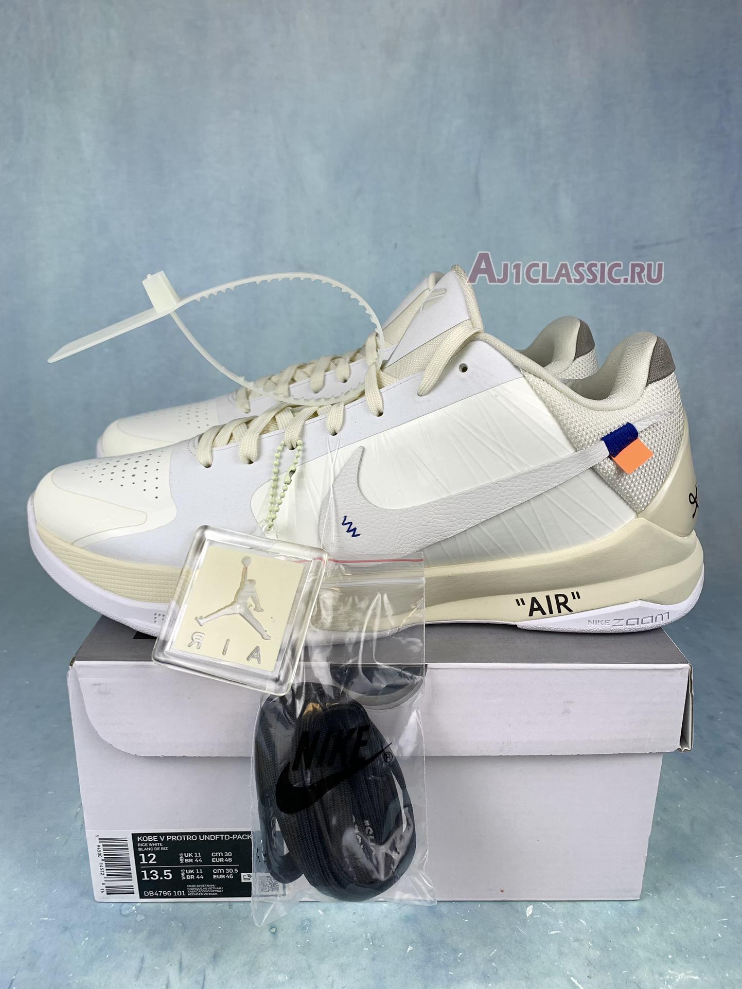 Undefeated x Nike Zoom Kobe 5 Protro "Off White" DB4796-101