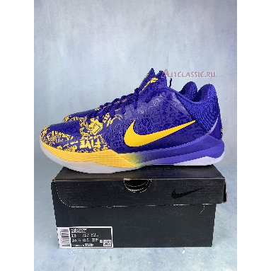 Nike Zoom Kobe 5 Protro 5 Rings CD4991-400-1 Concord/Midwest Gold Mens Womens Shoes