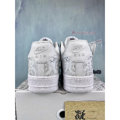 Nike Air Force 1 Low x Clot White Silk Jade Pendant 315166-100 White/Black Mens Womens Shoes