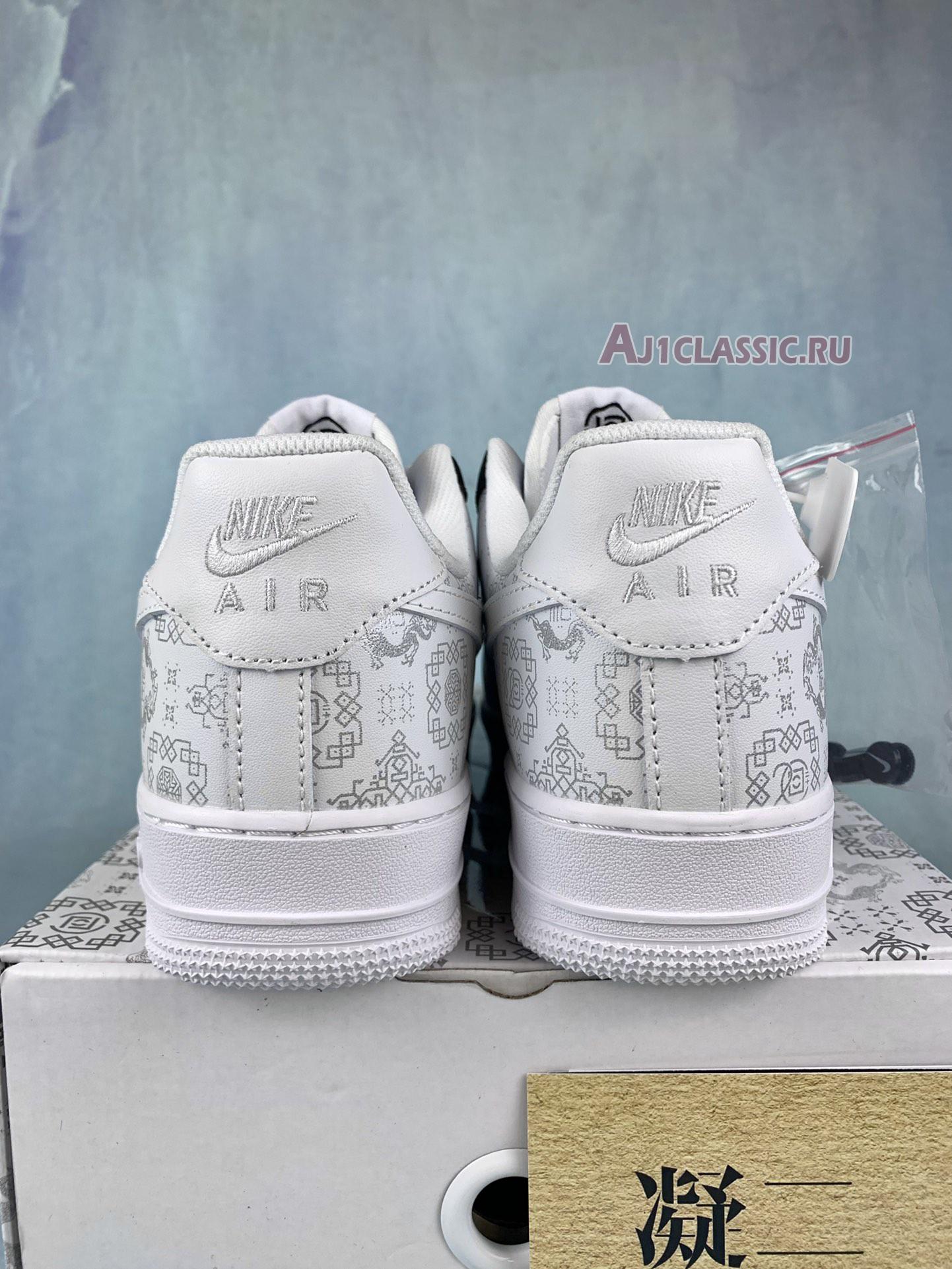 New Nike Air Force 1 Low x Clot "White Silk Jade Pendant" 315166-100 Shoes