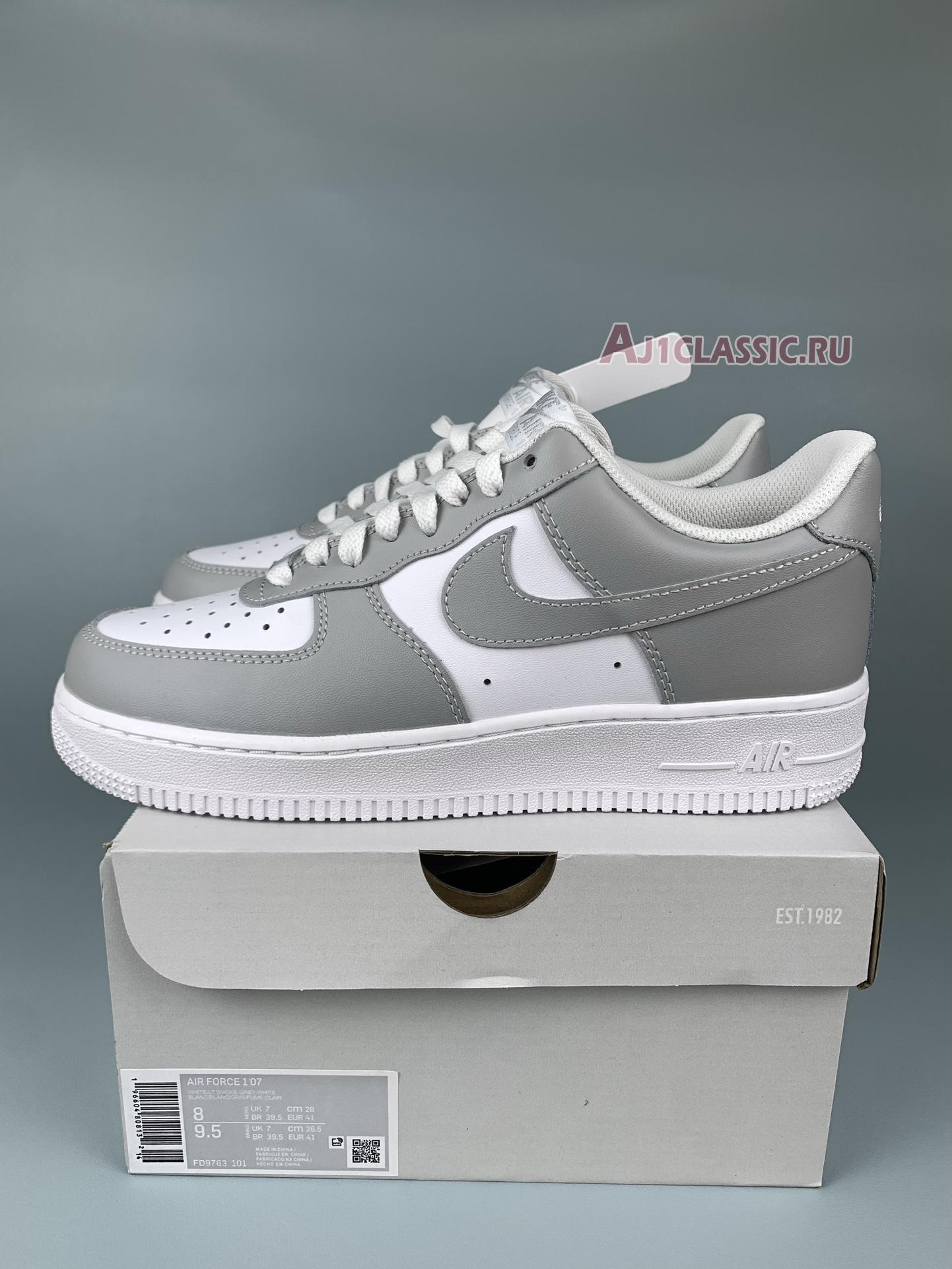 New Nike Air Force 1 07 "Wolf Grey White" FD9763-101 Shoes