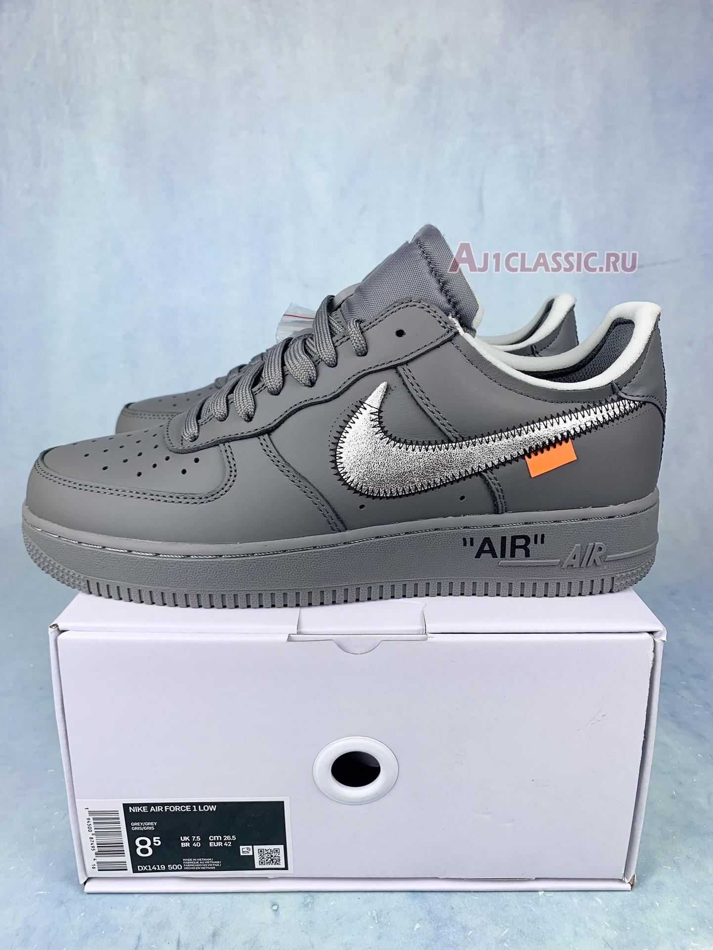 New Off-White x Nike Air Force 1 Low "Ghost Grey" DX1419-500 Shoes