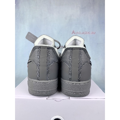 Off-White x Nike Air Force 1 Low Ghost Grey DX1419-500 Ghost Grey/Silver Mens Womens Shoes