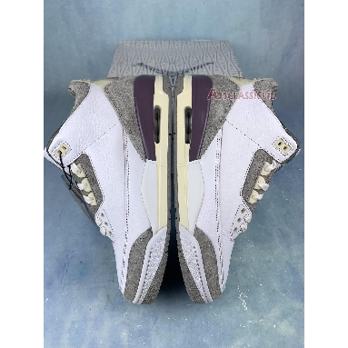 A Ma Maniere x Air Jordan 3 Retro SP Raised By Men DH3434-110-1 White/Medium Grey-Violet Ore-White Sneakers