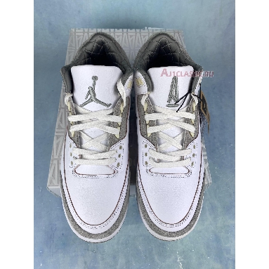 A Ma Maniere x Air Jordan 3 Retro SP Raised By Men DH3434-110-1 White/Medium Grey-Violet Ore-White Sneakers