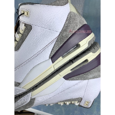 A Ma Maniere x Air Jordan 3 Retro SP Raised By Men DH3434-110-1 White/Medium Grey-Violet Ore-White Sneakers