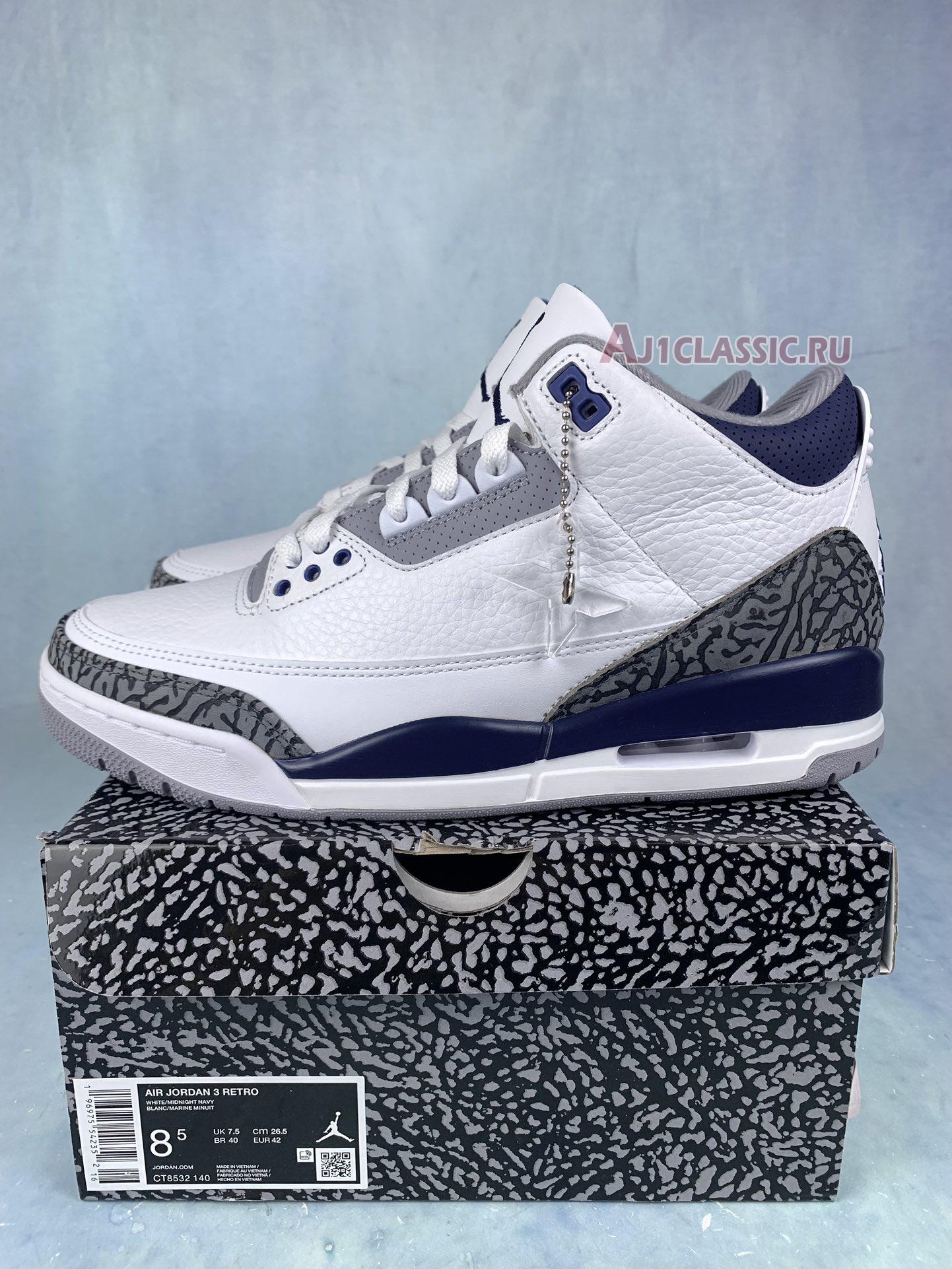 Air Jordan 3 Retro "Midnight Navy" CT8532-140