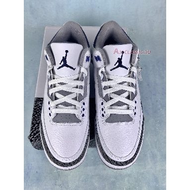 Air Jordan 3 Retro Midnight Navy CT8532-140 White/Midnight Navy/Cement Grey/Black Sneakers